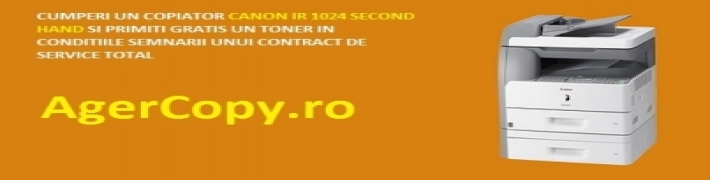 Service si inchirieri imprimante copiatoare second hand alb negru si color
